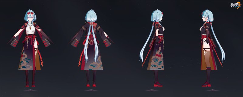 [HI3 - 7.6 CN BETA] Griseo Skin RenderThanks to W for the help.