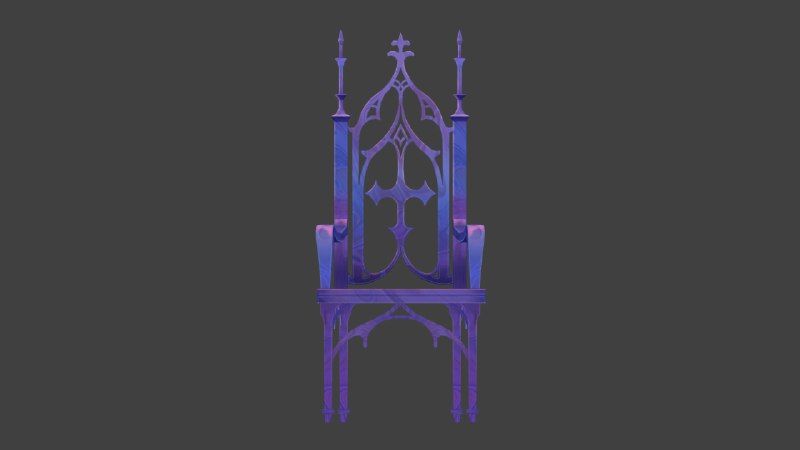 [HI3 - 7.3 BETA] Some Chair related to Thelema ModelHer height is around a bit taller than the chair. 🤔NOTE: This is probably a placeholder, but will be used at some point during some kind of animation.