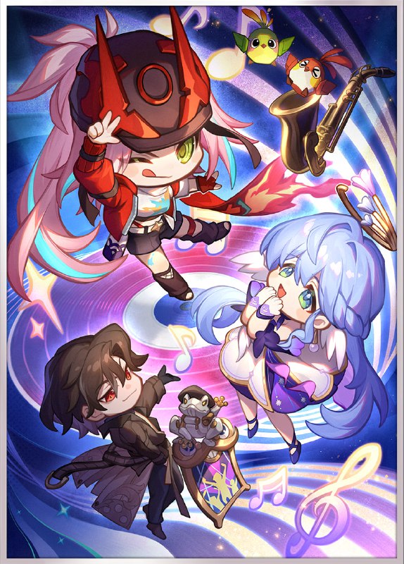 [HSR - 2.6 BETA] Ninja Record: Sound Hunt (4*, Destruction)StatsHP: 1058ATK: 476DEF: 264Materials: Credit (x308000), Tatters of Thought (x15), Borisin Teeth (x3), Lupitoxin Sawteeth (x9), Fragments of Impression (x15), Moon Rage Fang (x12), Shards of Desires (x12)Curtains Up!: Increases the wearer's Max HP by 12% (24%). When losing HP or restoring HP, increases CRIT DMG by 18% (36%), lasting for 2 turn(s). This effect can only trigger once per turn.