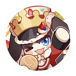 [HSR - 2.1 BETA] One-Year Anniversary CommemorationPom-Pom holding a one-year-anniversary commemorative gold medal.