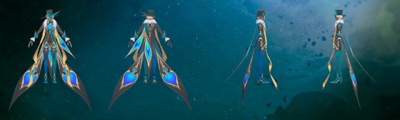 [HSR - 2.1 BETA] Aventurine BossHe was shown on the White Night music video, but still spoiler tagging him.Thanks to W for help with the render.