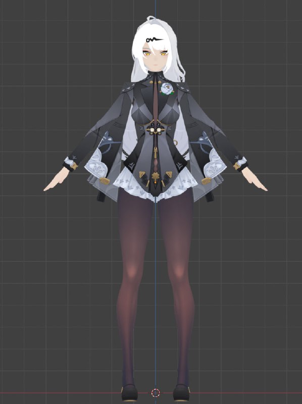 Just a quick glimpse of her skin. Wait for the better render later.
