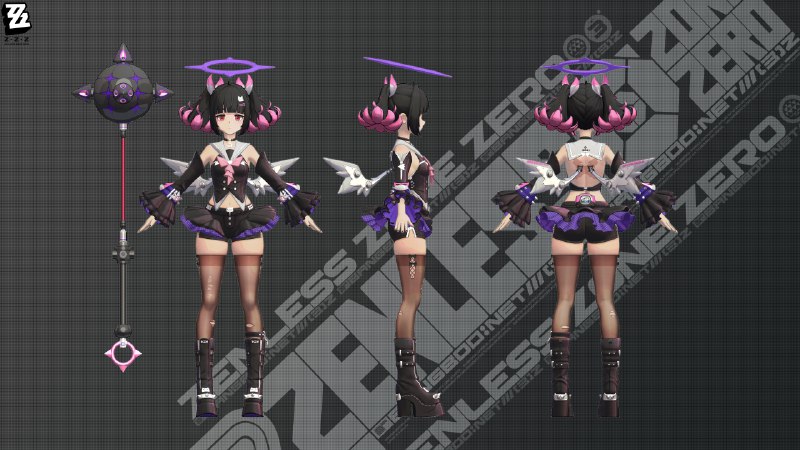 [ZZZ - 2.7 BETA] Nangong Yu Skin RenderThanks to Chi for the render.