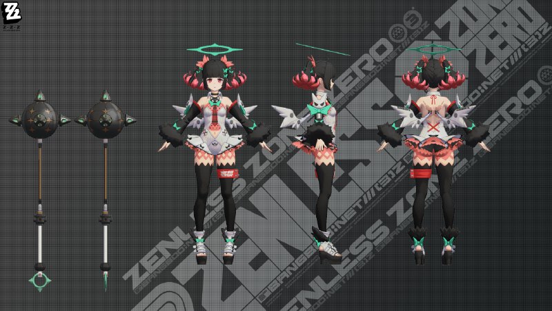 [ZZZ - 2.5 REL] Nangong Yu RenderThanks to Chi for the render.