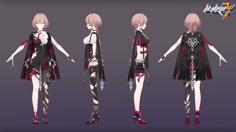 [HI3 - 8.7 BETA] Lone Destruction: Shadowchaser (Lantern) Skin RenderThanks to Chi for the render.