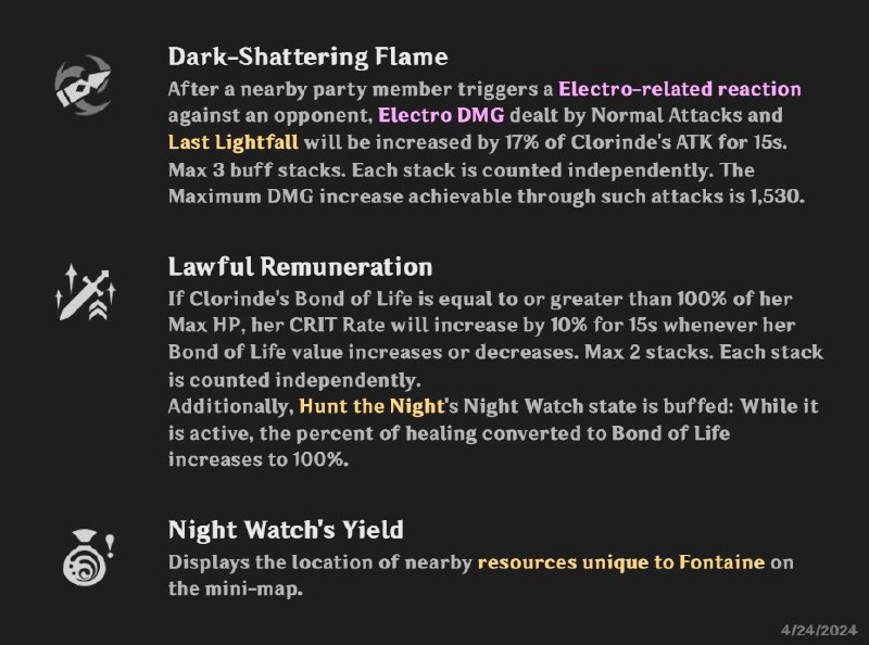 Clorinde 5* ElectroClorinde 5* Electro