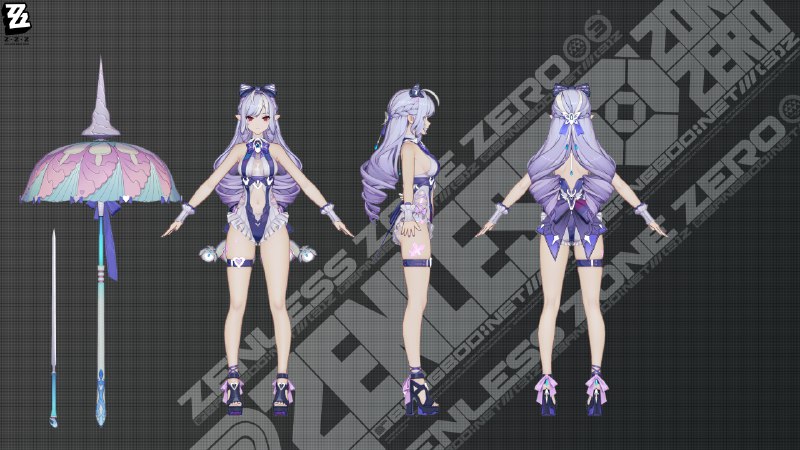 [ZZZ - 2.3 BETA] Vivian Skin RenderThanks to Chi for the render.