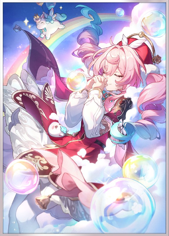[HSR - 3.3 BETA] May Rainbows Remain in the Sky** (5*, Remembrance)StatsHP: 1164ATK: 476DEF: 529Materials: Credit (x385000), Fear-Stomped Flesh (x20), Bīja of Consciousness (x4), Seedling of Manas (x12), Courage-Torn Chest (x20), Flower of Ālaya (x15), Glory-Aspersed Torso (x14)Tolerant: Increases the wearer's SPD by 18% (30%). When the wearer uses Basic ATK, Skill, or Ultimate, consumes all allies' HP equal to 1.0% (2.0%) of the current HP. And after the next attack of the wearer's memosprite, enables it to additionally deal 1 instance of Additional DMG equal to 250.0% (500%) of the total consumed HP to the attacked target. The total HP consumed is then reset. When the wearer's memosprite uses Memosprite Skill, increases the DMG received by all enemies by 18.0% (36.0%), lasting for 2 turn(s).
