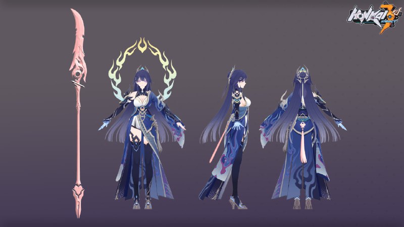 [HI3 - 8.6 REL] Mei RenderThe weapon has no texture, it was given a color just for visualizing purposes.Thanks to Chi for the render.