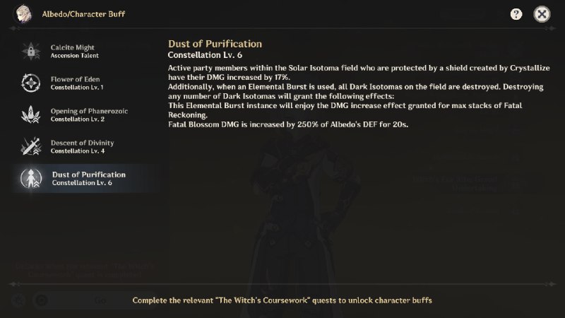 [GI - 6.2 BETA] Albedo Buff UI[GI - 6.2 BETA] Albedo Buff UI