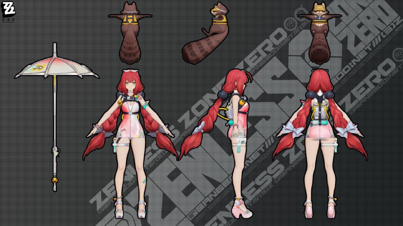 [ZZZ - 2.1 BETA] Yuzuha Swimsuit RenderThanks to Chi for the render.